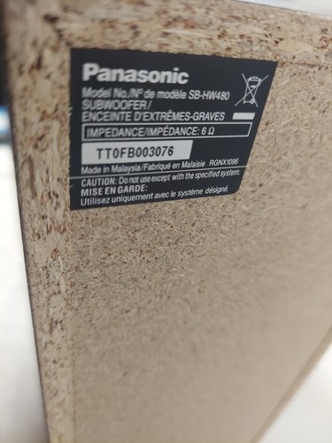 Panasonic SA-BT230 5.1Ch Home Theater System Speakers *Only* #2624 - Picture 8 of 9