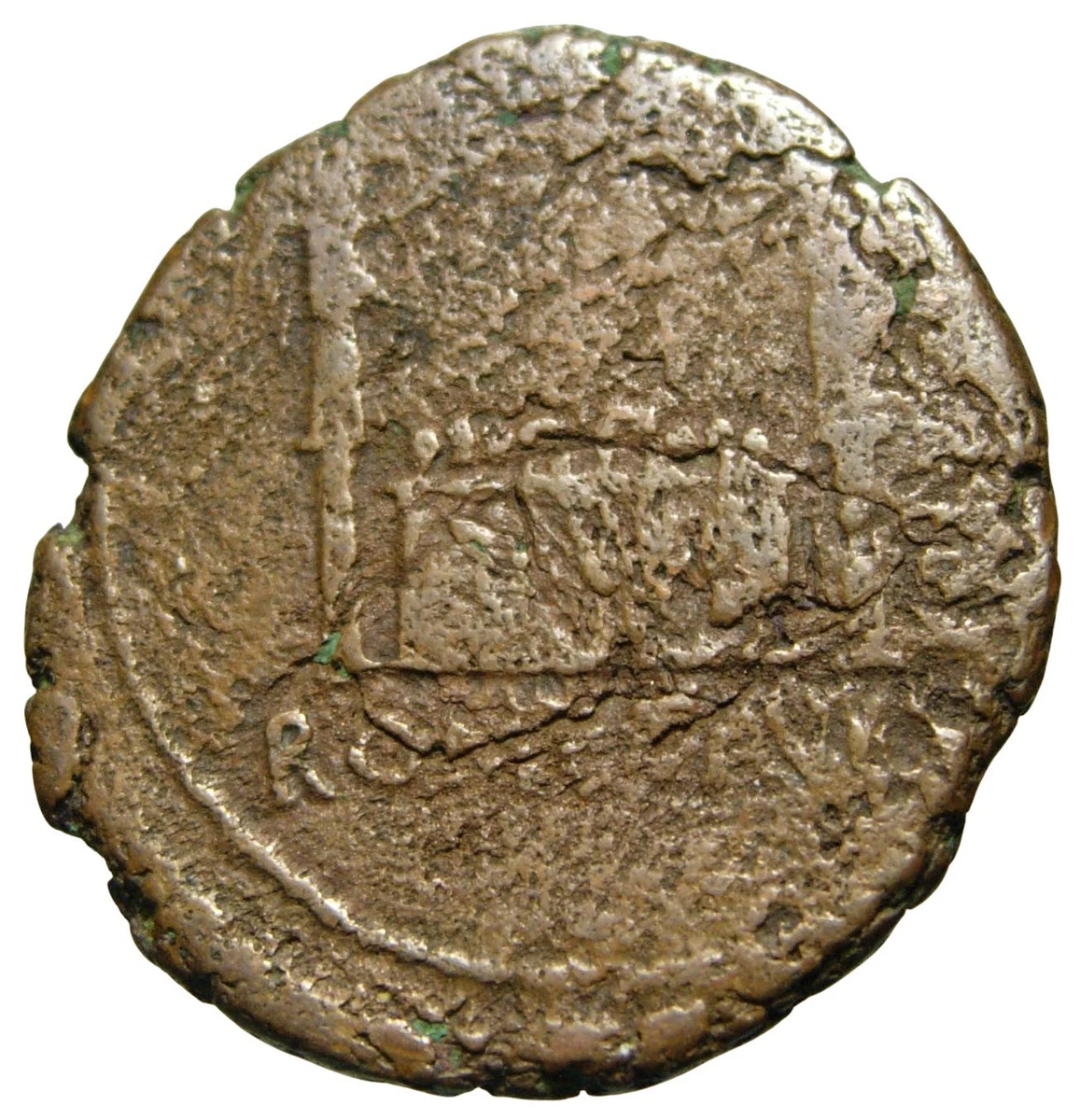 Augusto Æ AS (10 AC-14 DC) Altar de Lugdunum (Lyon) ROM ET AVG
