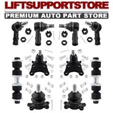 10Pcs Front Suspension Tie Rods Ball Joints Sway Bar For Isuzu Trooper 1987-1991