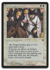 Icatian Lieutenant (LP) Fallen Empires FEM Magic MTG