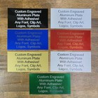 2x6 Custom Aluminum Plate Adhesive Sign Outdoor Home Garden Personalized Metal