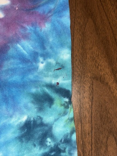 Vintage Y2K Liquid Blue Grateful Dead Tie Dye Distressed T-Shirt Mens L - Picture 3 of 10