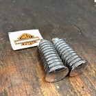Harley Davidson rear chrome passenger Foot pegs Chopper Bobber Fat used #222