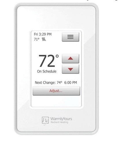 WarmlyYours nSpire Touch programmierbarer Thermostat mit Bodensensor - Bild 1 von 4
