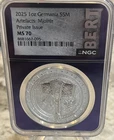 2025 Germania Mint Artefacts: Mjölnir 1 oz Silver – Germania 5 Mark – NGC MS70