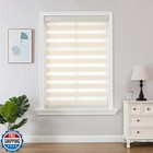 Joydeco Cordless Zebra Blinds (Pro), Dual Layer Light Control Zebra Blinds fo