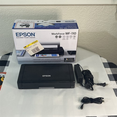 #ad Epson WorkForce WF 100 Wireless Mobile Inkjet Printer FOR PARTS SEE DESCRIPTION $62.99