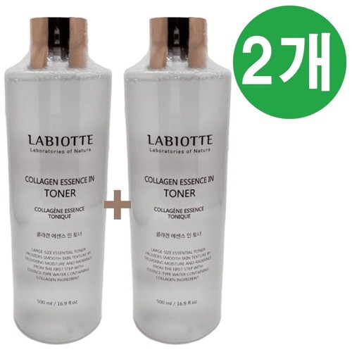 LABIOTTe Collagen Essense In Toner 500ml 1+1 Moisture Radiance (2 ea set) - Picture 2 of 2
