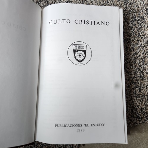 CULTO CRISTIANO 1978 Hymns Prayers in Spanish Hardcover - Imagen 4 de 5