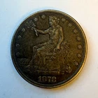 New Listing1878 Seated Liberty Trade Dollar  Silver 0.9 Philadelphia Business No Arrows