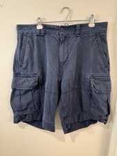 Polo Ralph Lauren Men's Blue Cotton Cargo Shorts Size 36