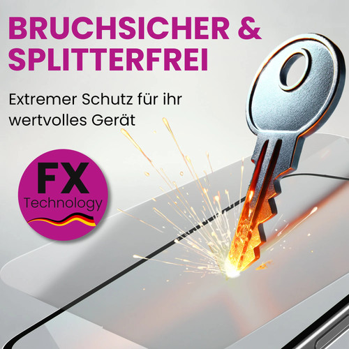 atFoliX Glasfolie für Hometech Alfa 11BT Panzerfolie 9H Schutzpanzer - Bild 5 von 8