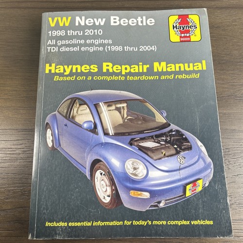 Haynes Dw New Beetle 1998 Through 2010 Repair Manual 96009