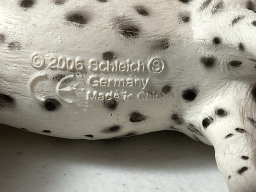 Schleich - 2006 Knabstrupper Appaloosa Mare - White Horse Figure W/Black Spots - Picture 14 of 15