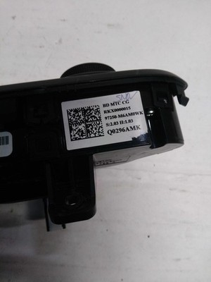 2023 KIA Forte A/C Selector Switch OEM 97250M6AM0WK Red 47K Miles
