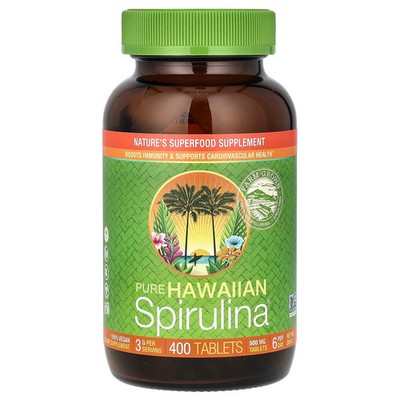 2 X Nutrex Hawaii, Pure Hawaiian Spirulina�, 500 mg, 400 Tablets