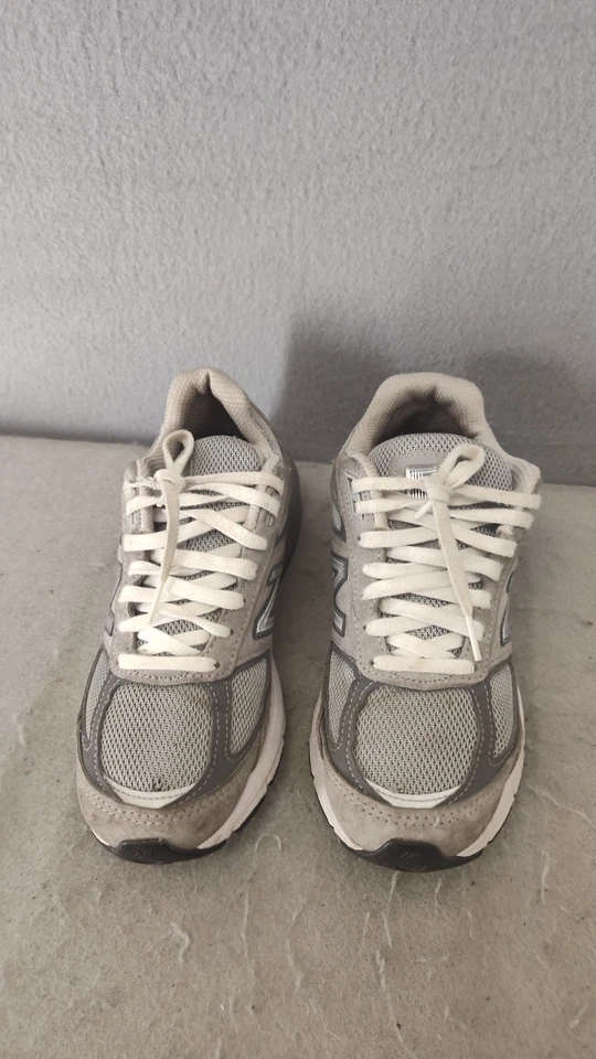 New Balance 990v5 Mujer Tenis 6.5 Gris Correr Activo Cómodo Zapatos con Cordones Foto 2 de 4