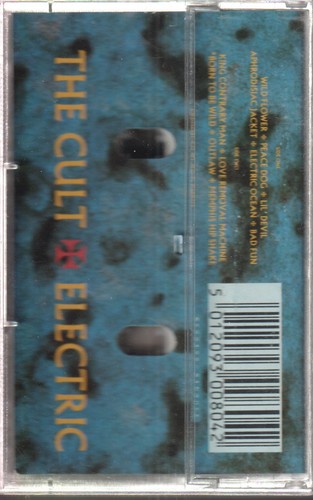 Cult Electric cassette UK Beggars Banquet 1987 cassette white shell with blue - Picture 2 of 3