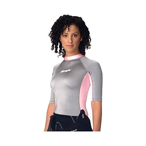Protector contra erupciones para mujer Hyperflex manga corta, plateado/rosa (4, 8, 10, 12) - Imagen 5 de 5