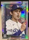 Roki Sasaki RC 2025 Topps Chrome Update Image Variation Refractor Dodgers