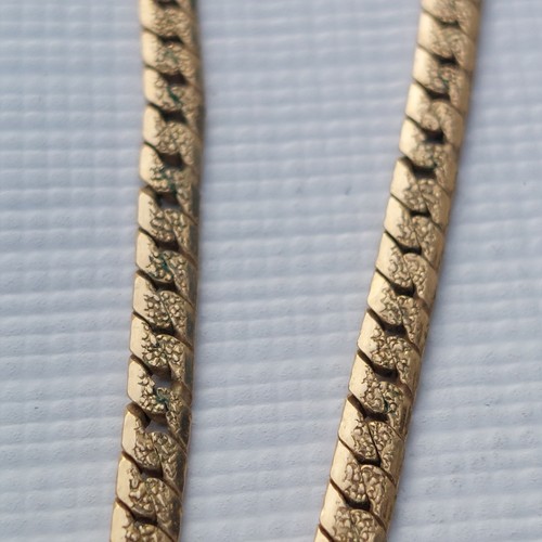 Vintage Krementz 22" Twisted Gold Tone Chain Necklace STE - Picture 6 of 15
