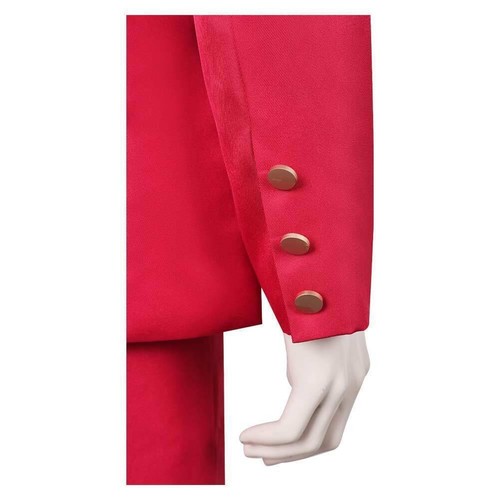 Movie Clown: Folie à Deux Arthur Fleck Red Cosplay Uniform Halloween Suits Coat - Picture 8 of 48