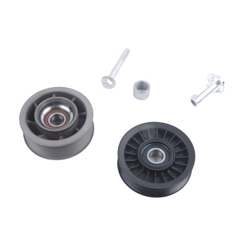 For Mercedes CLS55 S55 G55 SL55 AMG M113k Double Idler Pulley Set 1132020419 - Picture 4 of 12
