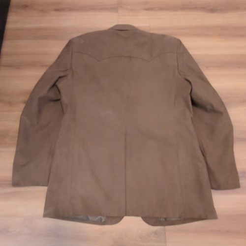 Vintage Cavenders Blazer Herren 48 lang CCC Western Sport Mantel Wildleder Sägezahn - Bild 17 von 18