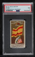 1887 Allen & Ginter Flags of all Nations Arched Title Back Spain PSA 7 3q4