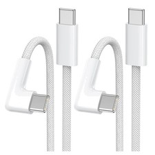 USB C auf USB C Kabel 2Stück 1m Schnelllade Kabel 60W 90 Grad Winkel