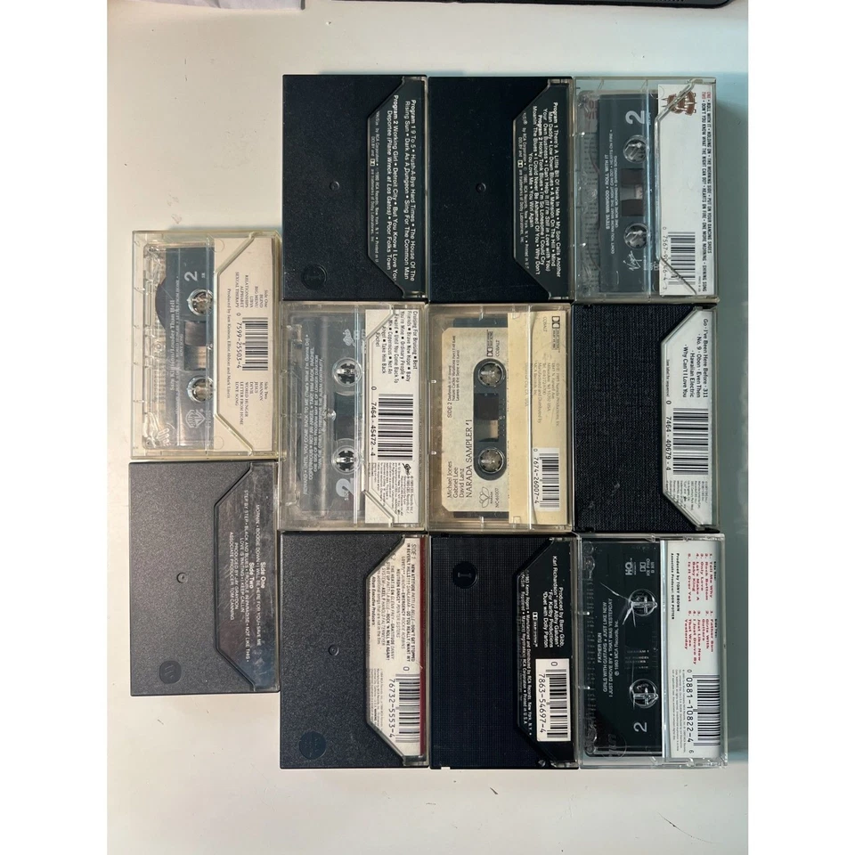 11 RARE Vintage 1970s 1980s 1990s Cassette Tapes Resellers Music Bundle Foto 2 de 3