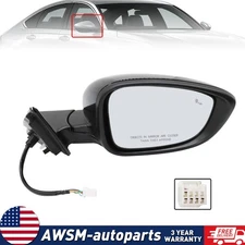 For 2023 Accord Hybrid Sport Sport-L Door Mirror with Blind Spot Passenger Side