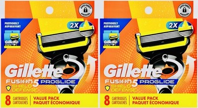 Gillette Fusion 5 ProGlide Shield Defense Razor Blade Refills - 16 Cartridges