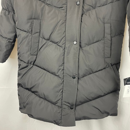Lauren Ralph Lauren Oversize Collar Hooded Down Puffer Parka Jacket Black $340 M - Picture 3 of 10