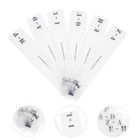 6 stücke Rekordteiler A-Z Horizontal Label Acryl Clear Klassifizierungskarte