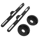 2 Sets Bed Folding Table Accessories Cup Holder for Desks Card Slots