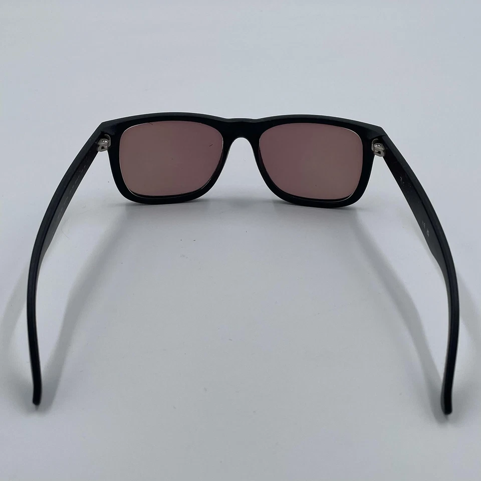 Очки солнцезащитные мужские Ray-Ban Justin RB4165 черные красные линзы 622/55 54-16 только оправа - Изображение 3 из 4