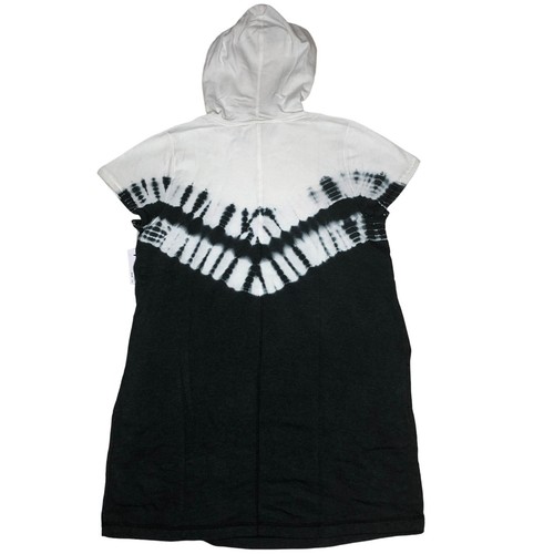 Livi Lane Bryant Size 14/16 Hoodie Sweatshirt Tie Dye Dark Blue Short Sleeve NWT - Picture 6 of 8
