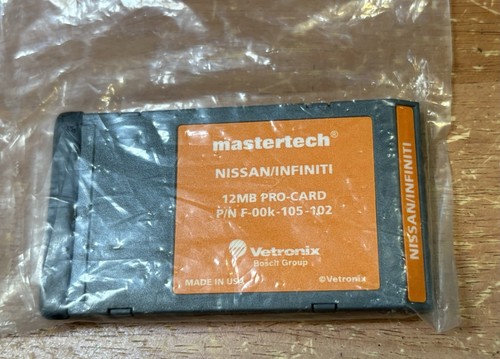 Vetronix Mastertech NISSAN/INFINITI 12MB PRO CARD (P/N F-00K-105-102) New - Picture 2 of 3