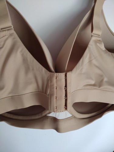 CACIQUE 44H BEIGE Lightly Lined Full Coverage Bra Underwired NEW - Picture 11 of 18