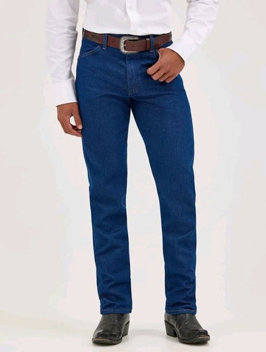 Herren Rigid Wrangler Cowboy Schnitt 13MWZ Original Passform Jeans Indigo Pro Rodeo 36X31 - Bild 12 von 14