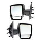 Set Of 2 Mirror Manual For 2012-2017 Nissan NV1500 Manual Folding Textured Black