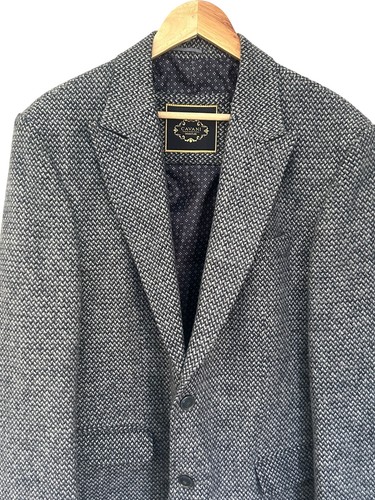 Mens Cavani Signature Overcoat Jacket Single Breasted Coat Wool Blend 50 Large - Picture 5 of 20