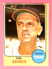 1968 Topps, Minnesota Twins, Manager - CAL ERMER