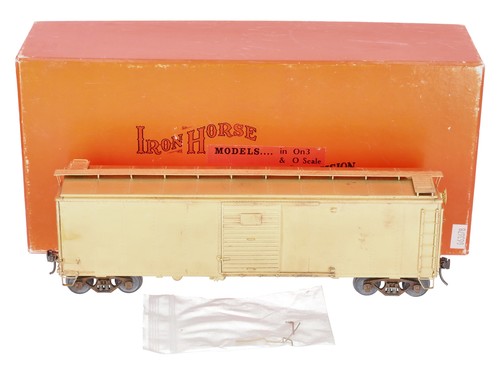 Precision Scale Co. 15453 O 2-Rail BRASS Pennsylvania X-29 Boxcar - Unpainted EX