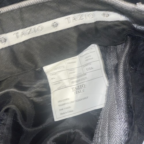 Tazio Italy Men’s Light Gray Two Button Two Piece Suit. 48L  - Picture 8 of 8