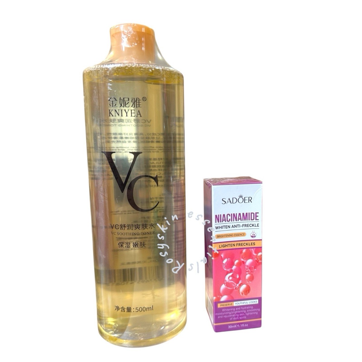 KNIYEA VC Soothing Toner. VIT C 500ml & SADOER NIACINAMIDE