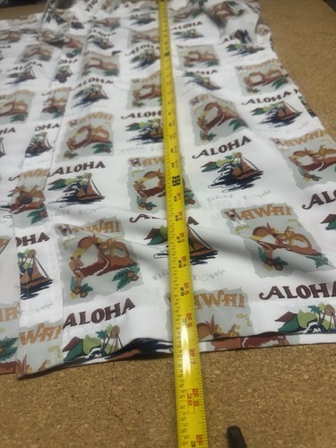 Vintage 90s First Down Southern Rim Hawaii Aloha Novelty Shirt XL Vacation Luau - Picture 8 of 10