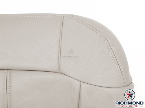 Chevy Tahoe LT Z71 LS 2001 conductor cubierta de asiento inferior lateral de cuero de repuesto bronceado - Imagen 7 de 12