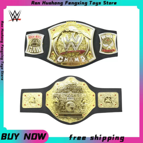 World Heavyweight Big Gold Championship Wrestler Champion wwe Gürtel Replica Modell - Bild 13 von 26
